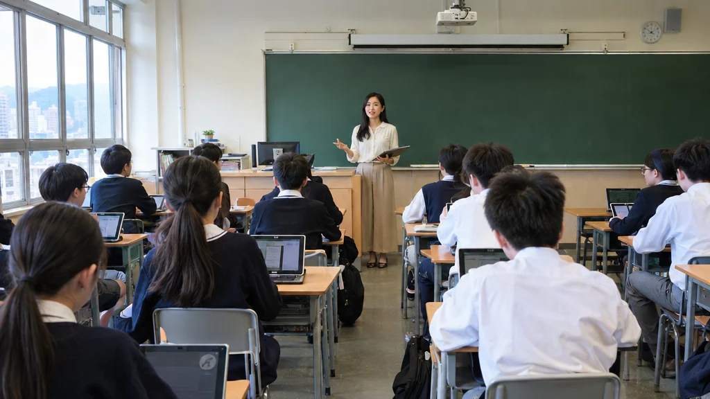 示意圖：教師透過行動裝置管理軟件統一設定班級平板電腦，限制課堂可使用的功能