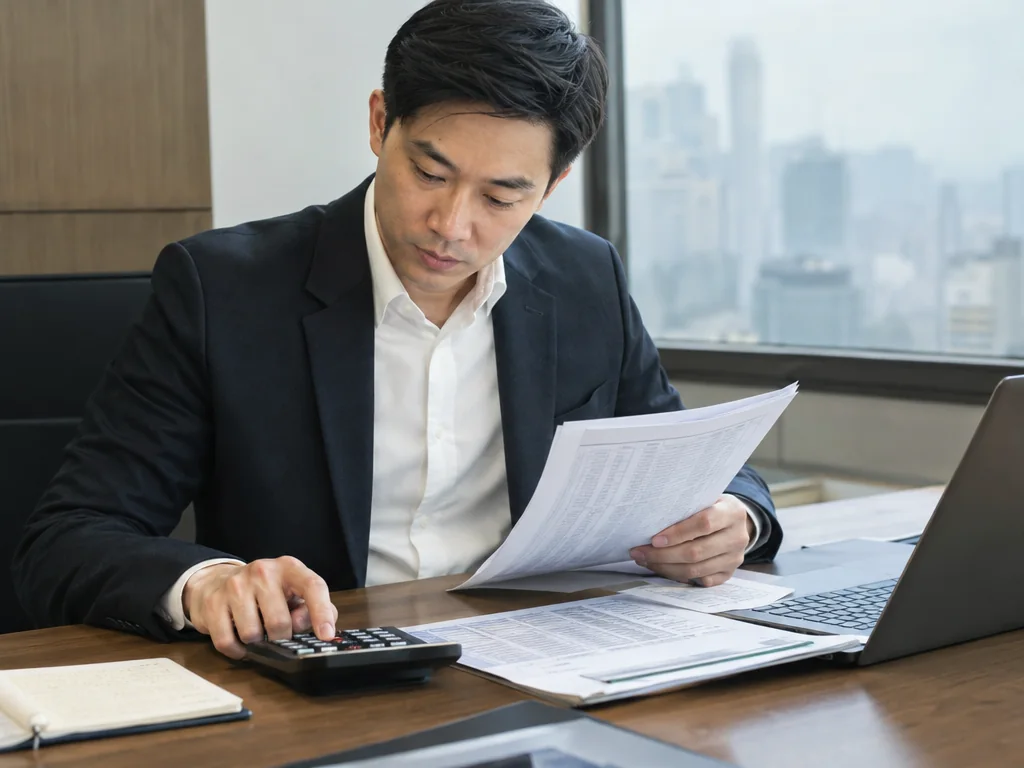 月費與買斷兩種收銀系統方案的三年總成本對比示意圖